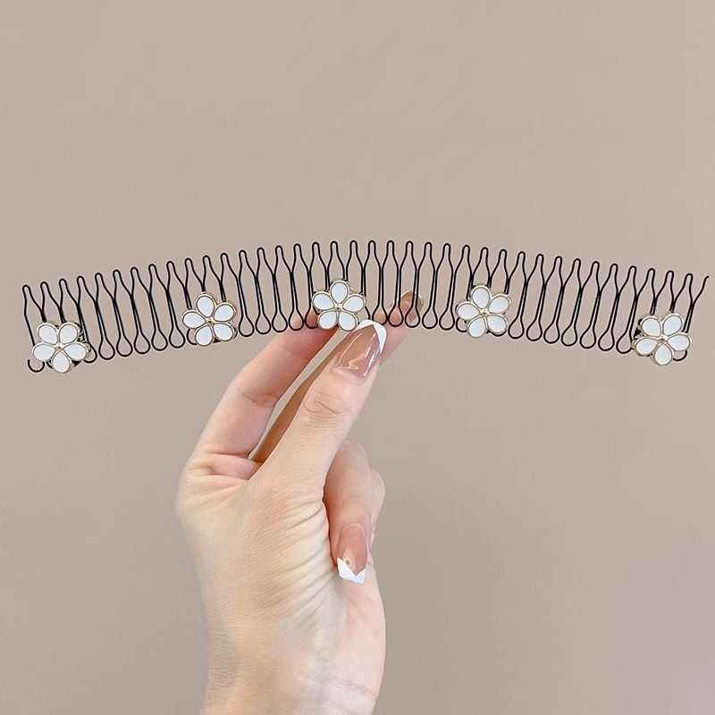 Метален невидим гребен за коса за задната част на главата, ретро стил, дамски аксесоар за коса