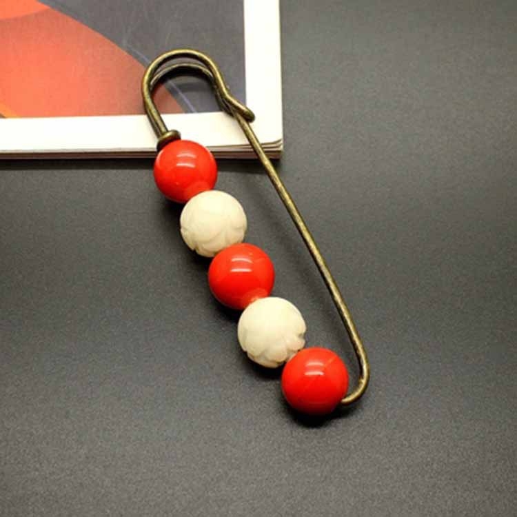 Ρετρό κεραμική καρφίτσα, χειροποίητη, unisex, σε σειρά All-Match, κατάλληλη για πουλόβερ, καρντιγάν και παλτό