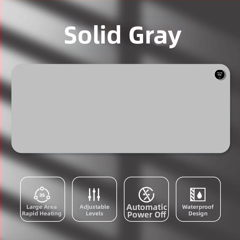 Padă de încălzire pentru mouse, alimentare la 220V, 85W, disipare a căldurii cu placă de aluminiu, suprafață din piele, control al temperaturii pe mai multe trepte, temporizator automat