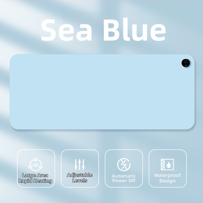 Padă de încălzire pentru mouse, alimentare la 220V, 85W, disipare a căldurii cu placă de aluminiu, suprafață din piele, control al temperaturii pe mai multe trepte, temporizator automat