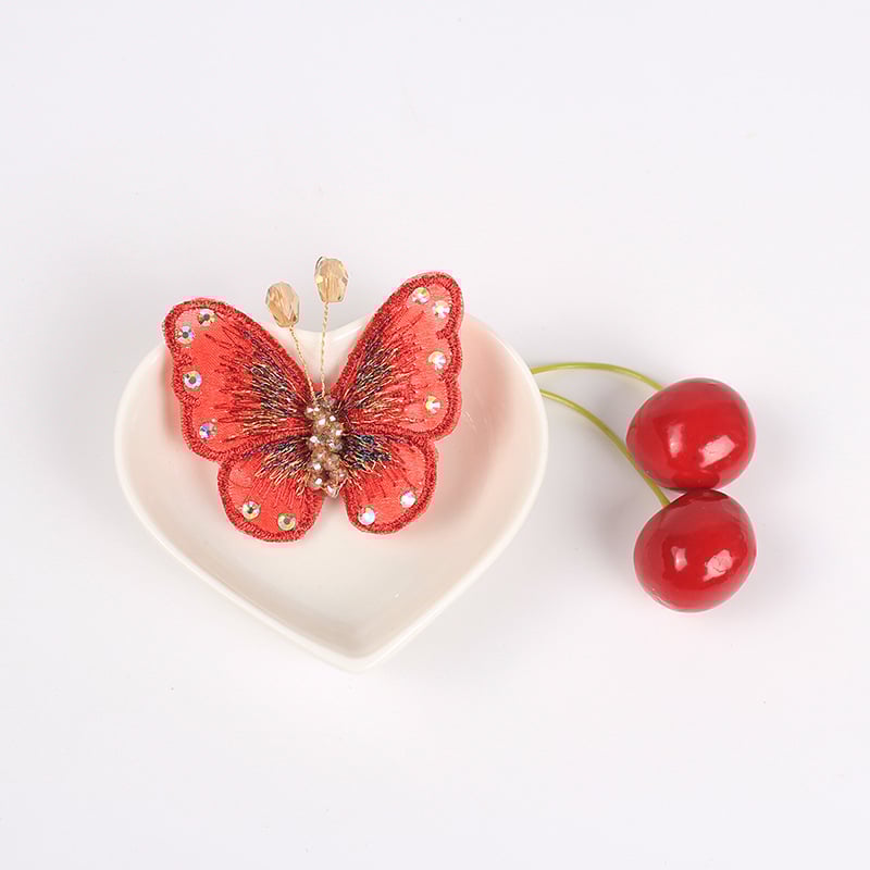 Farise Καρφίτσα με πεταλούδα από νήμα, δαντελωτή – γυναικεία απλή μόδα