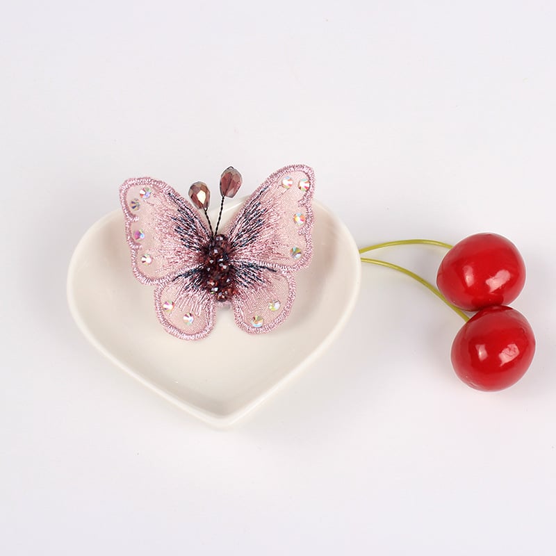 Farise Καρφίτσα με πεταλούδα από νήμα, δαντελωτή – γυναικεία απλή μόδα