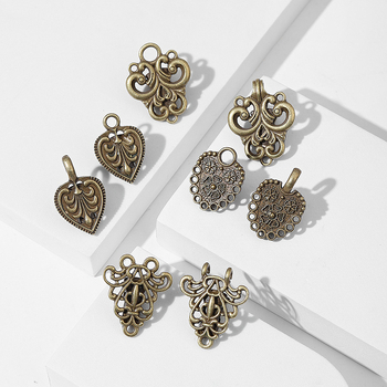 Винтидж клип за шал и брошка за яка – сплав, ретро стил, електроплатиране, възможност за персонализиране, самостоятелна опаковка