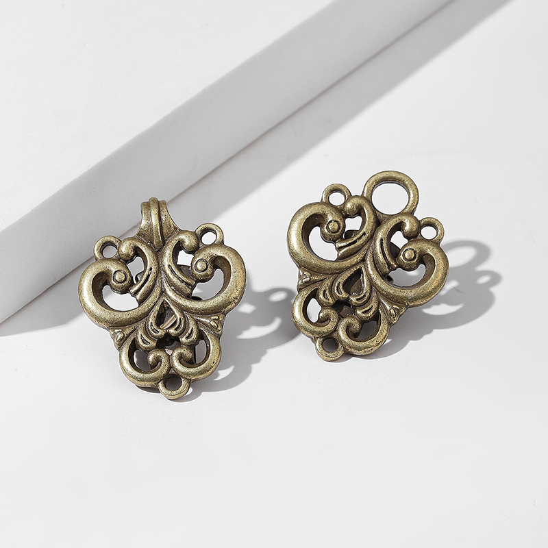 Винтидж клип за шал и брошка за яка – сплав, ретро стил, електроплатиране, възможност за персонализиране, самостоятелна опаковка