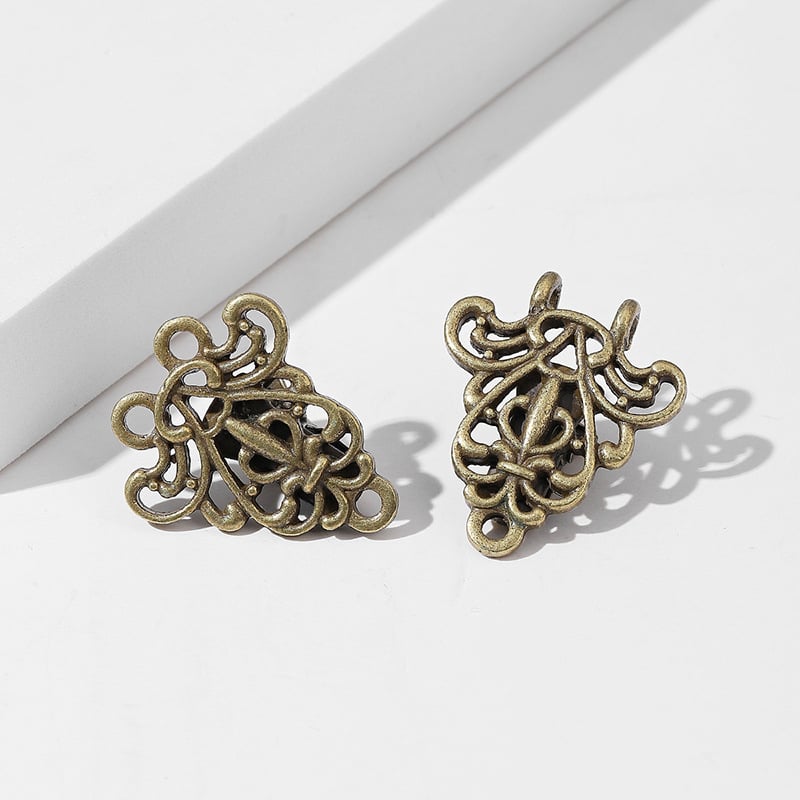 Винтидж клип за шал и брошка за яка – сплав, ретро стил, електроплатиране, възможност за персонализиране, самостоятелна опаковка