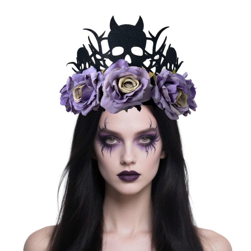 Hongya textil korona tiara nőknek