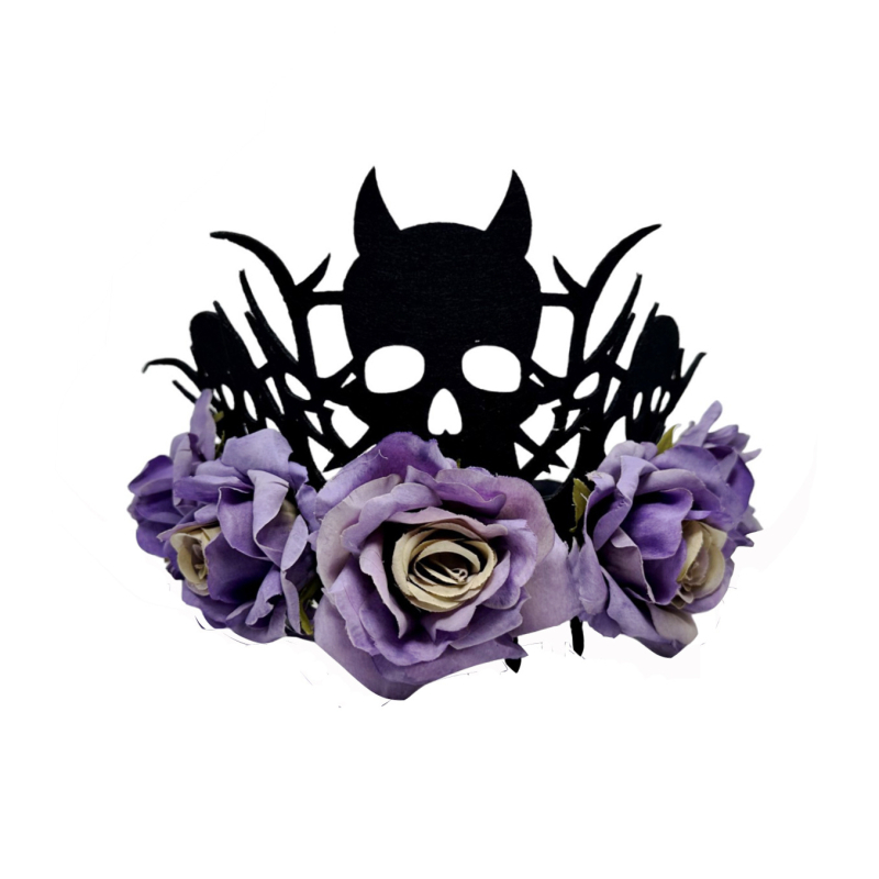 Hongya textil korona tiara nőknek