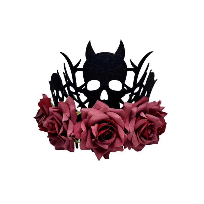 Hongya textil korona tiara nőknek