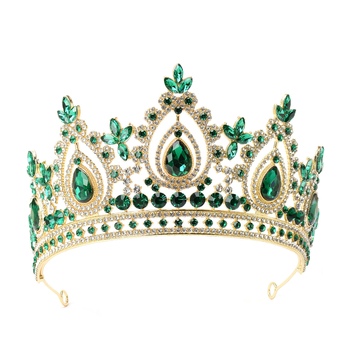 Diadem od legure sa kristalima rhinestones, ukos za kosu za svadbu, rođendan, maturu, banket i nastupe