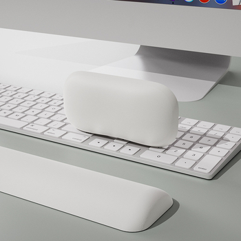 Μαξιλαράκι καρπού για μηχανικό πληκτρολόγιο και ποντίκι — αφρός μνήμης, αντιολισθητικό