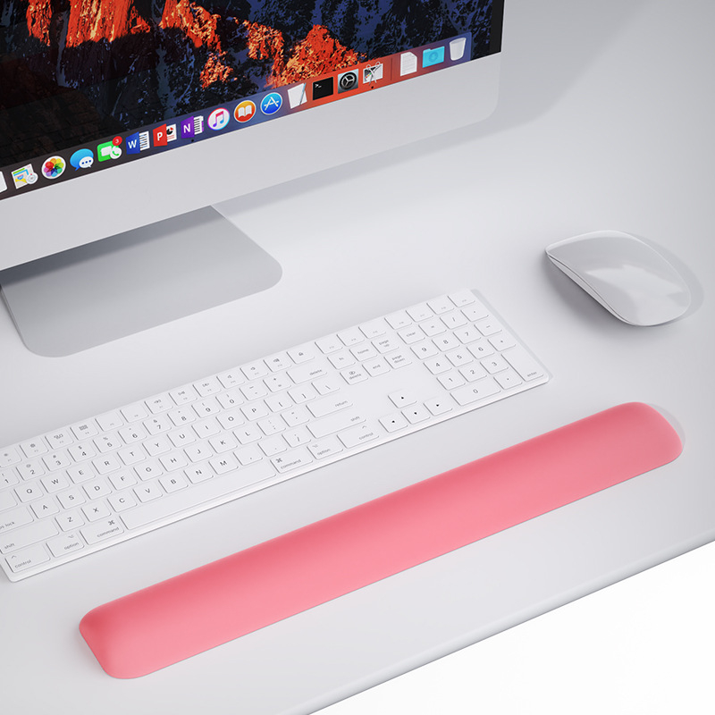 Μαξιλαράκι καρπού για μηχανικό πληκτρολόγιο και ποντίκι — αφρός μνήμης, αντιολισθητικό