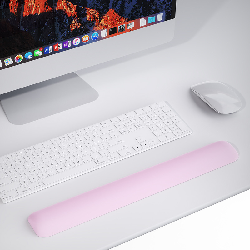 Μαξιλαράκι καρπού για μηχανικό πληκτρολόγιο και ποντίκι — αφρός μνήμης, αντιολισθητικό