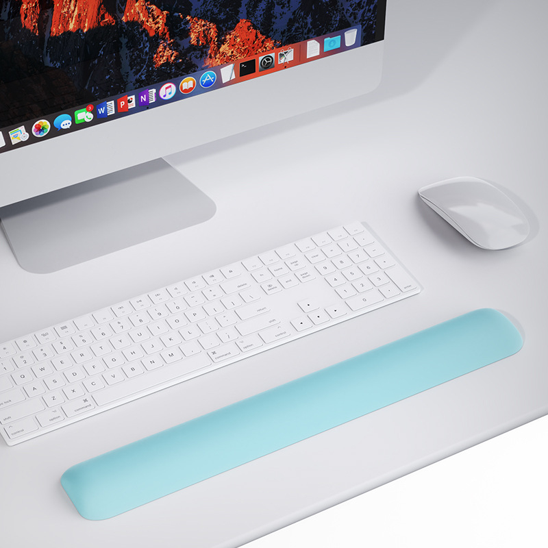 Μαξιλαράκι καρπού για μηχανικό πληκτρολόγιο και ποντίκι — αφρός μνήμης, αντιολισθητικό