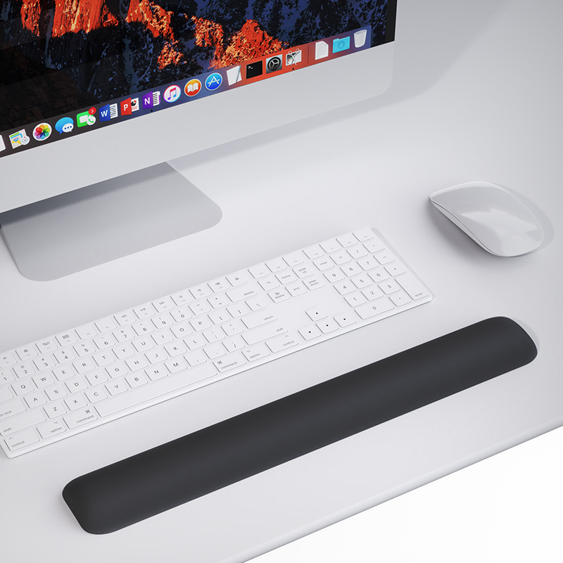 Μαξιλαράκι καρπού για μηχανικό πληκτρολόγιο και ποντίκι — αφρός μνήμης, αντιολισθητικό