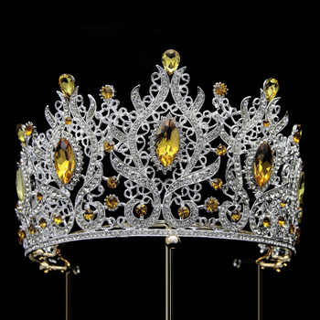 Ženska tiara za kosu – legura, Rhinestone i stakleni kristali, elektroplating