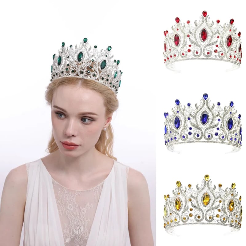 Ženska tiara za kosu – legura, Rhinestone i stakleni kristali, elektroplating