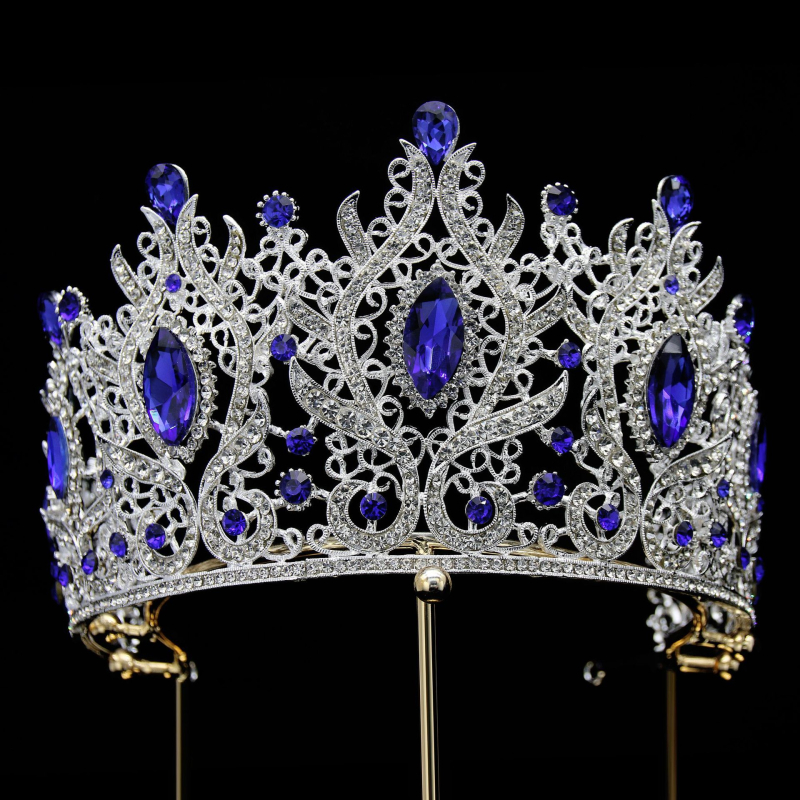Ženska tiara za kosu – legura, Rhinestone i stakleni kristali, elektroplating