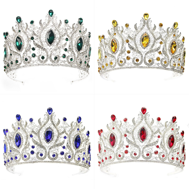 Ženska tiara za kosu – legura, Rhinestone i stakleni kristali, elektroplating