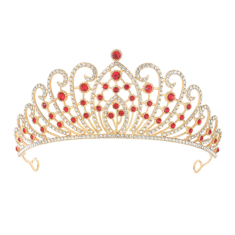 Vjenčana tiara od legure s kristalima, elektroplatinirana, bijeli kristali, dizajn životinja/Zodijak