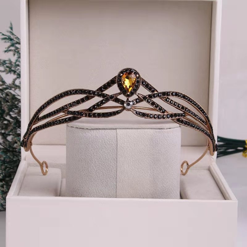 Kroon PT990 sulamist peam, Korea stiilis, naistele, elektroplatineeritud, valge kristall