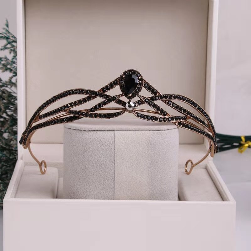 Kroon PT990 sulamist peam, Korea stiilis, naistele, elektroplatineeritud, valge kristall