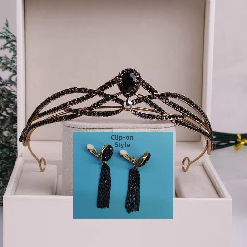 Kroon PT990 sulamist peam, Korea stiilis, naistele, elektroplatineeritud, valge kristall