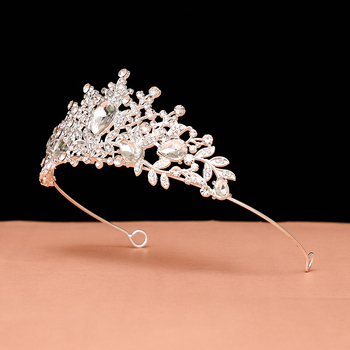 Pulmad Tiara – etniline stiil, segus, elektroplaaditud hõbe viimistlus, kristall, mudel HG-036