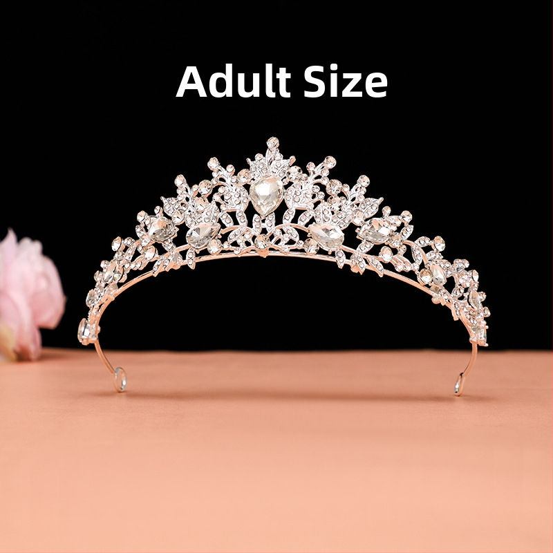 Pulmad Tiara – etniline stiil, segus, elektroplaaditud hõbe viimistlus, kristall, mudel HG-036