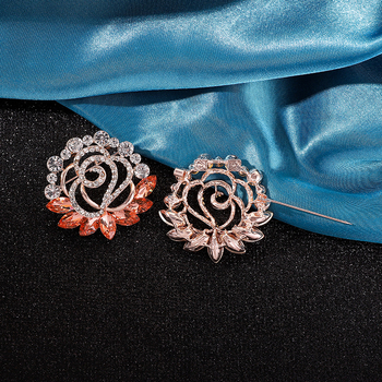 Καρφίτσα για φουλάρι – κράμα, Yusheng, γυναικείο κορεατικό στυλ, ηλεκτροπλατιωμένη επίστρωση, διακόσμηση και πολυλειτουργικότητα