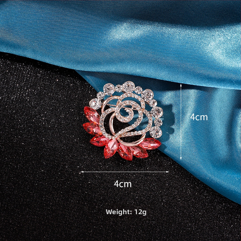 Καρφίτσα για φουλάρι – κράμα, Yusheng, γυναικείο κορεατικό στυλ, ηλεκτροπλατιωμένη επίστρωση, διακόσμηση και πολυλειτουργικότητα