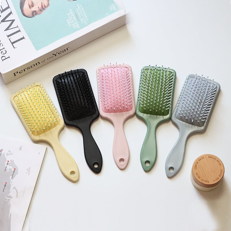 Qian yihan пластмасов масажен гребен за коса — многофункционален инструмент за масаж, къдрене и почистване за ежедневна употреба