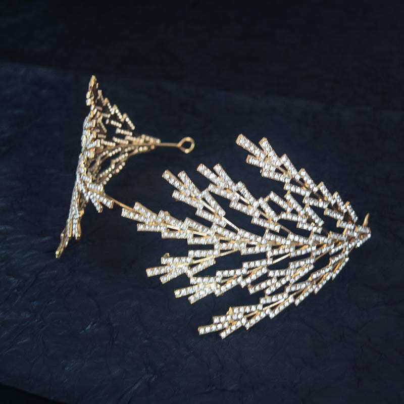 Pulmadeks juukseaksessuaar – lillemotiiviga rhinestone juukseband, Korea stiil, tsink sulam, elektroplaadimine