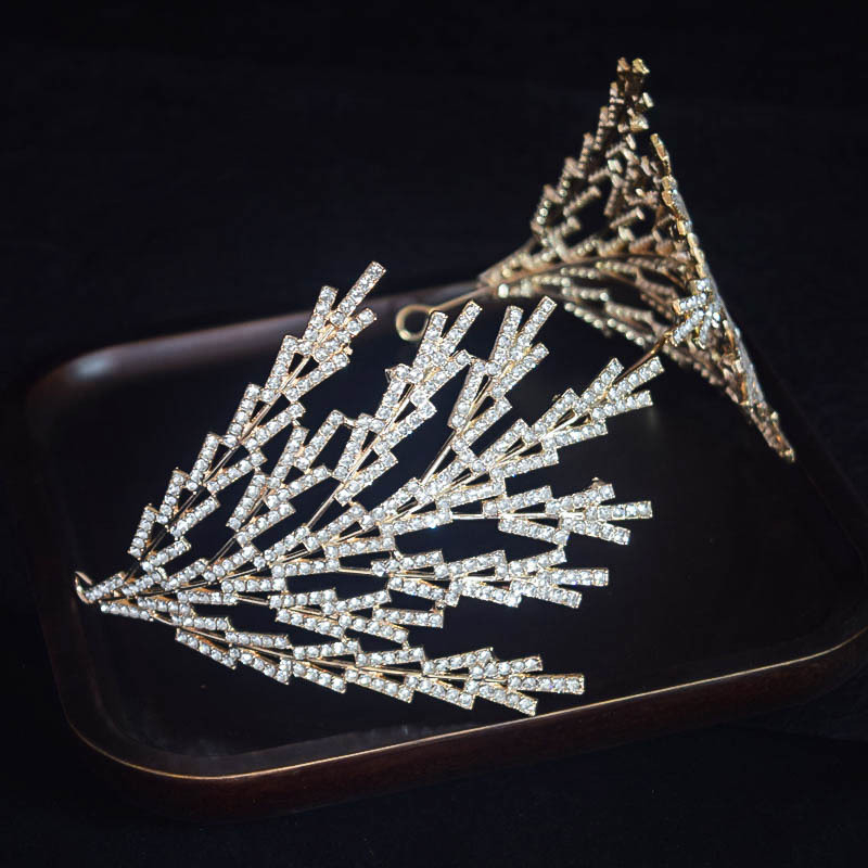 Pulmadeks juukseaksessuaar – lillemotiiviga rhinestone juukseband, Korea stiil, tsink sulam, elektroplaadimine