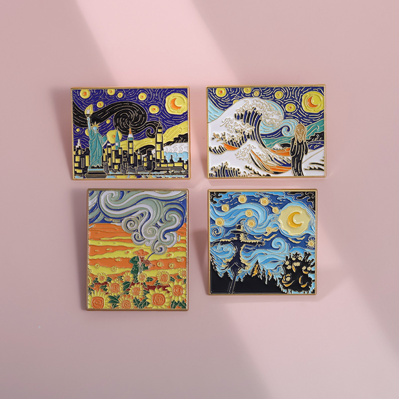 Καρφίτσα με cartoon χαρακτήρες από τη σειρά Fairy Tale Oil Painting, φινίρισμα λαδιού που στάζει, κράμα, μάρκα XEDZ