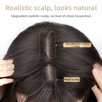 Parukas – pikkade sirgete juuksedega, bangsidega; materjal: kõrge temperatuuriga traat; mehhanismiline tootmine; Chu Chu kaubamärk