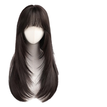 Parukas – pikkade sirgete juuksedega, bangsidega; materjal: kõrge temperatuuriga traat; mehhanismiline tootmine; Chu Chu kaubamärk