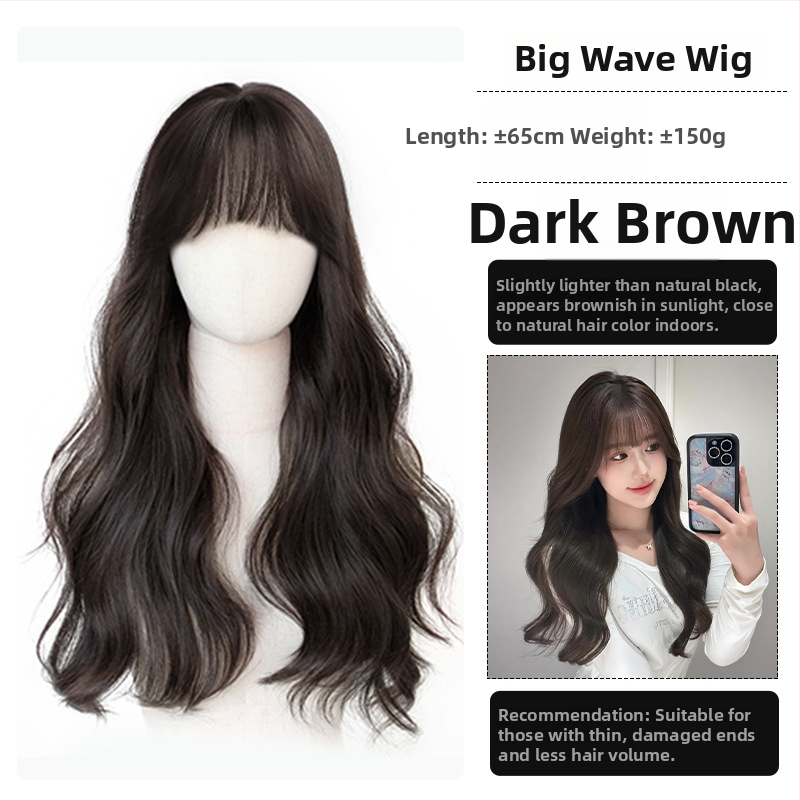 Parukas – pikkade sirgete juuksedega, bangsidega; materjal: kõrge temperatuuriga traat; mehhanismiline tootmine; Chu Chu kaubamärk