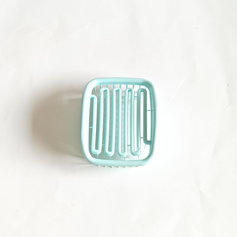 Ruudu kujuline šampooniharja õhupadjaga peanaha massaažiks, materjal TPEE