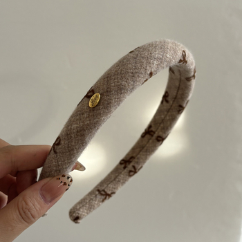 Fejfedő — kézzel készített flocked masni hajpánt, hajcsat; Anyag: 3267928; Stílus: Fashion OL; Kategória: Headwear