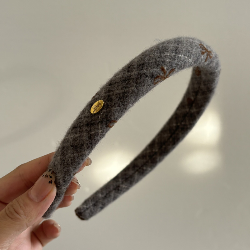 Fejfedő — kézzel készített flocked masni hajpánt, hajcsat; Anyag: 3267928; Stílus: Fashion OL; Kategória: Headwear