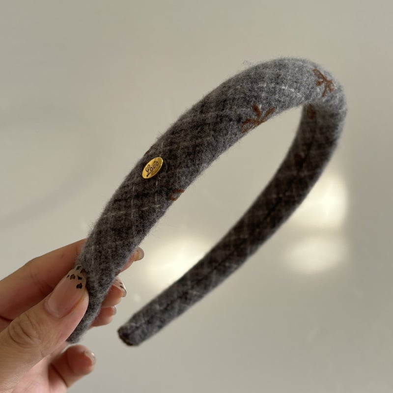 Fejfedő — kézzel készített flocked masni hajpánt, hajcsat; Anyag: 3267928; Stílus: Fashion OL; Kategória: Headwear