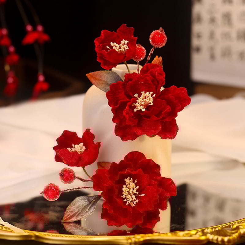 Juukseklips, antiikne stiil; Tekstiilkunst; Tootenumber T0935; Käsitöö; Tsinkide liit