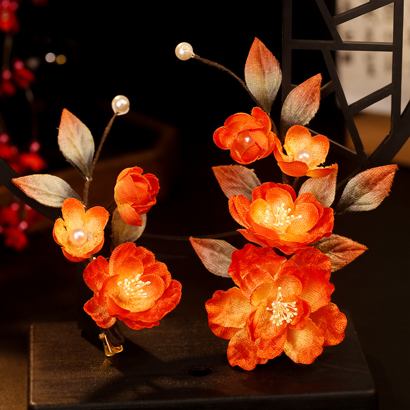 Juukseklips, antiikne stiil; Tekstiilkunst; Tootenumber T0935; Käsitöö; Tsinkide liit