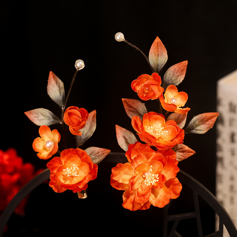 Juukseklips, antiikne stiil; Tekstiilkunst; Tootenumber T0935; Käsitöö; Tsinkide liit