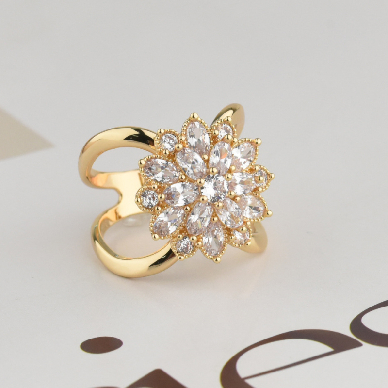 Spona na šál zo saténu s X-prstenom a mašličkou – zliatina, zirkónová vsadba, elektroplatina, dámsky módny doplnok, Scarecrow Jewelry