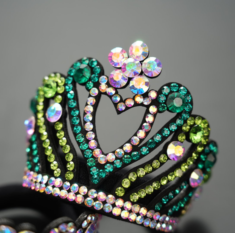 Дантелена корона за коса с еластична лента за сценични изпълнения (Материал: Дантела; Стил: IN style; Технология на обработка: Плетене; Подходящ за: Деца; Марка: Independent)