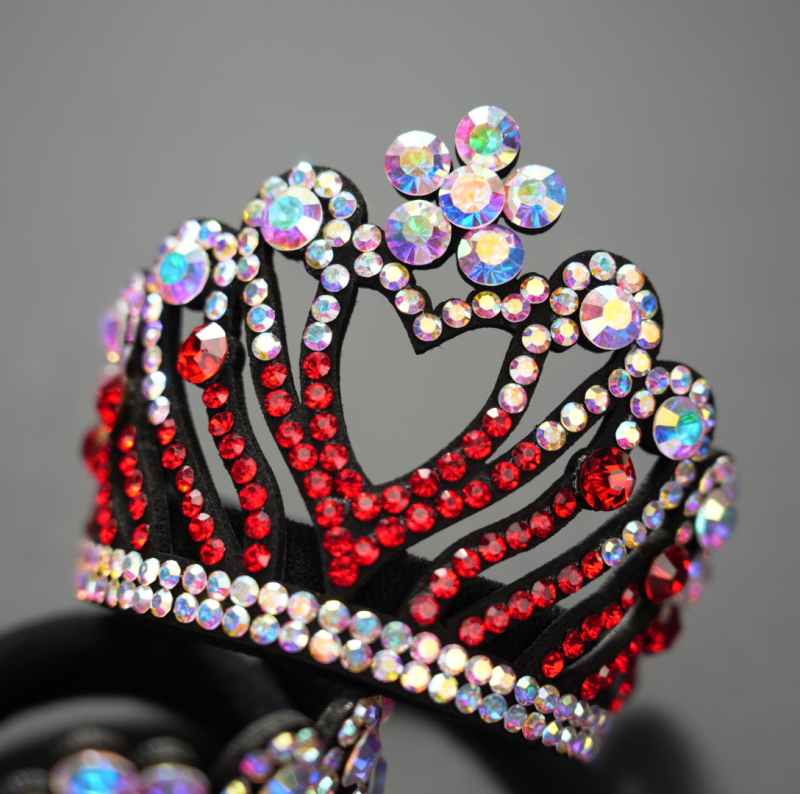 Дантелена корона за коса с еластична лента за сценични изпълнения (Материал: Дантела; Стил: IN style; Технология на обработка: Плетене; Подходящ за: Деца; Марка: Independent)