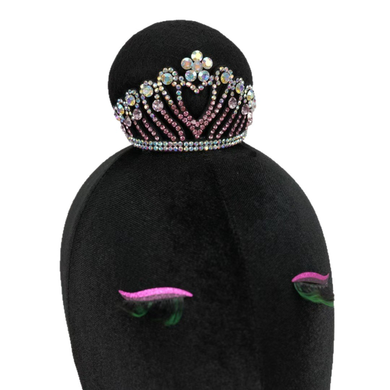 Дантелена корона за коса с еластична лента за сценични изпълнения (Материал: Дантела; Стил: IN style; Технология на обработка: Плетене; Подходящ за: Деца; Марка: Independent)