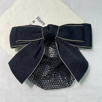 Naistele mõeldud peavõru juuksevõrguga ja sõlmega, käsitöö, vedru klips, kirjanduslik retro stiil