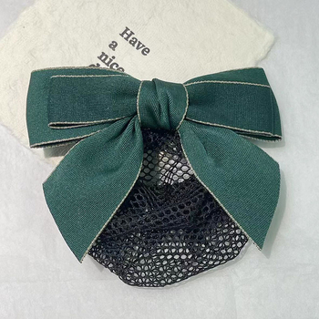 Naistele mõeldud peavõru juuksevõrguga ja sõlmega, käsitöö, vedru klips, kirjanduslik retro stiil